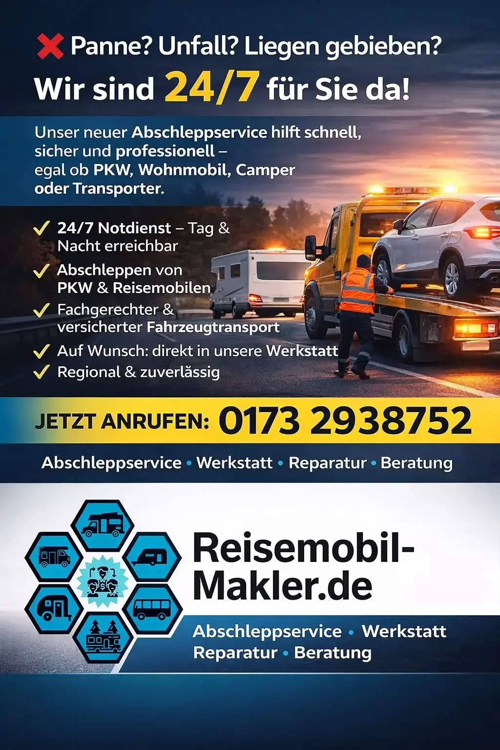 Panne? Unfall? Wir holen Sie raus!